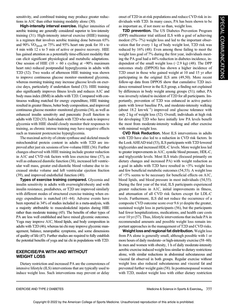 ACSM：2型糖尿病患者运动_体力活动的共识声明（2022）