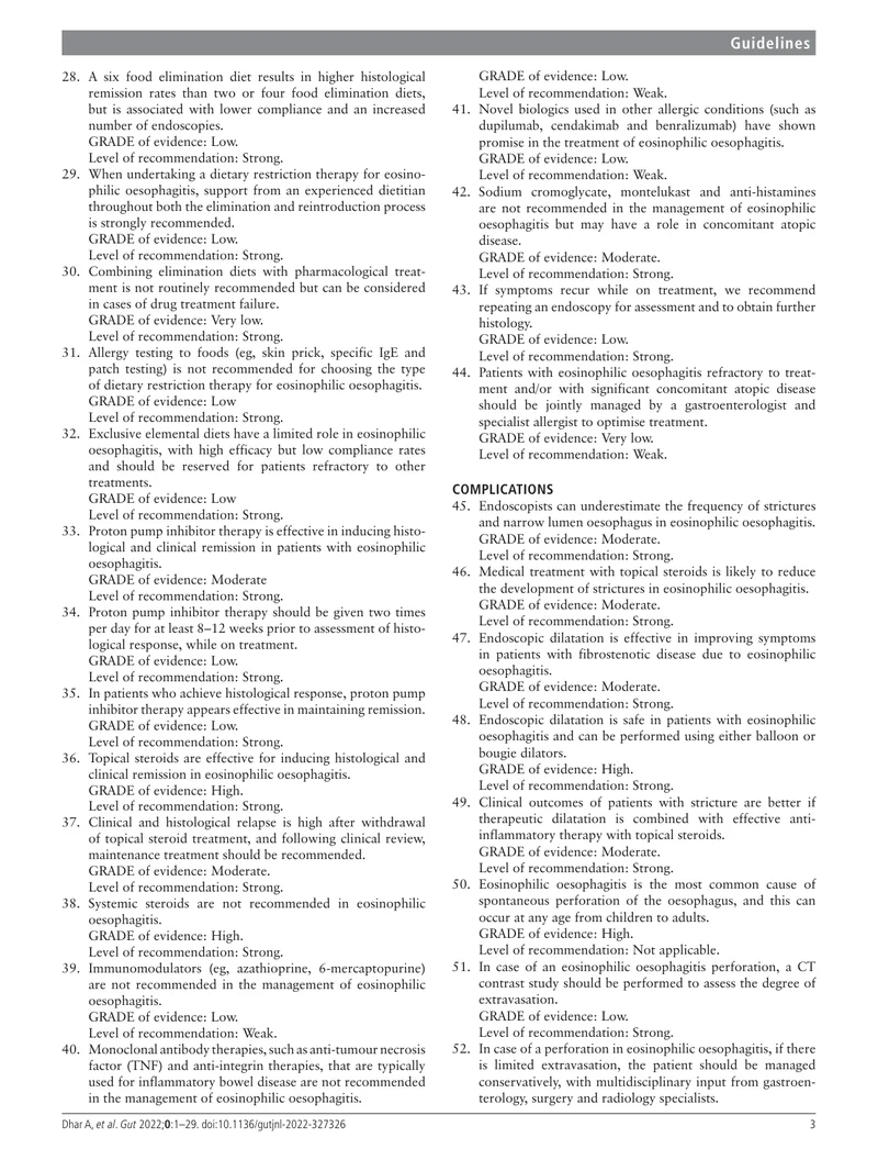 BSG_BSPGHAN：儿童和成人嗜酸性食管炎的诊断和治疗的共识指南（2022）