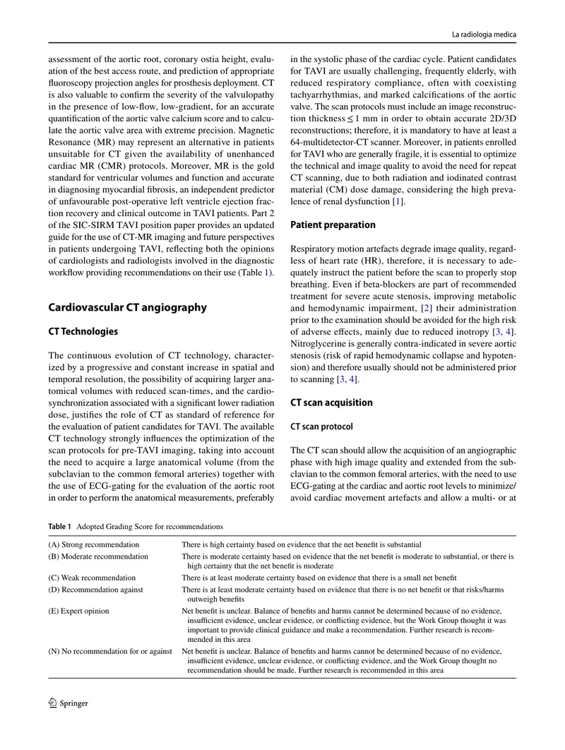 SIC_SIRM：经导管主动脉瓣植入术前影像学评估建议-第2部分（2022）