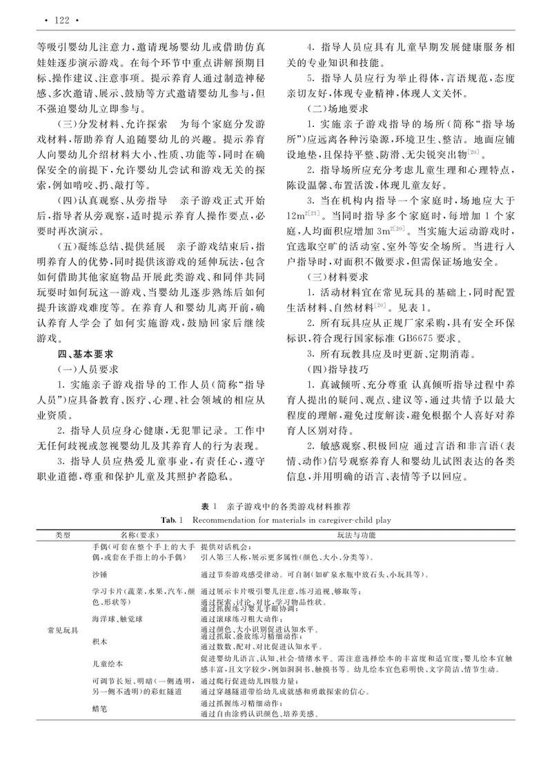 基于发育适宜性的婴幼儿亲子游戏导则专家共识