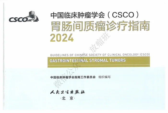 2024CSCO胃肠间质瘤诊疗指南