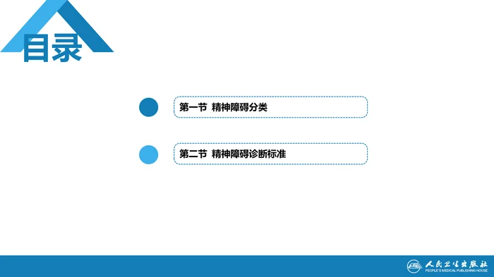 第四章  精神障碍的分类与诊断标准