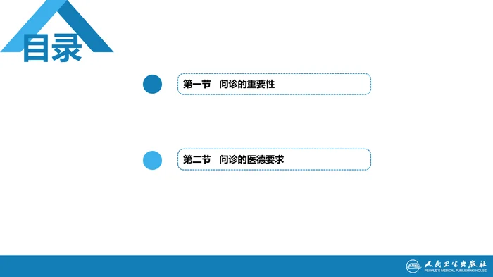 第二篇 问诊 第一章 问诊的重要性与医德要求
