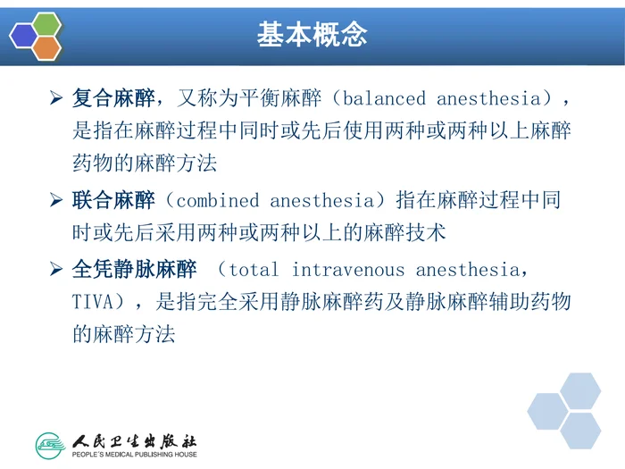第11章 复合麻醉与联合麻醉