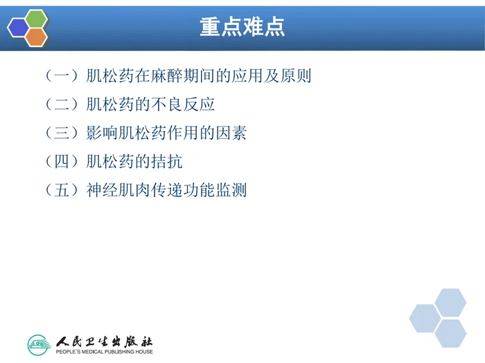 第8章 肌肉松弛药的临床应用
