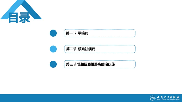 第三十一章 作用于呼吸系统的药物
