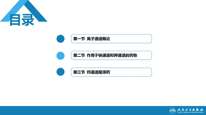 第二十一章  离子通道概论及钙通道阻滞药