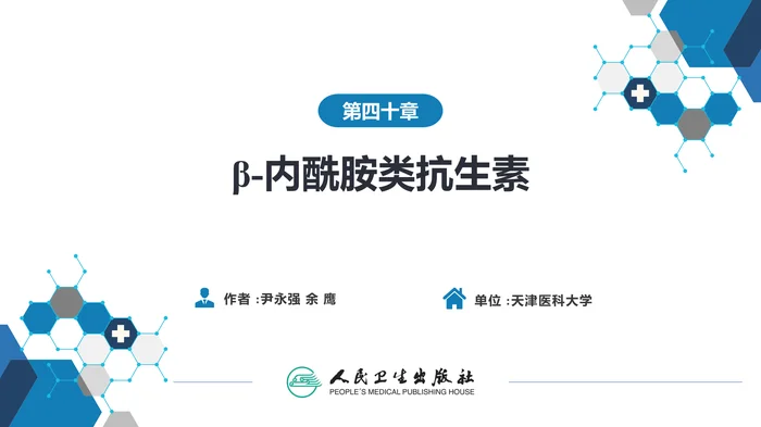 第四十章 β-内酰胺类抗生素