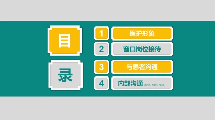 医院服务礼仪PPT模板